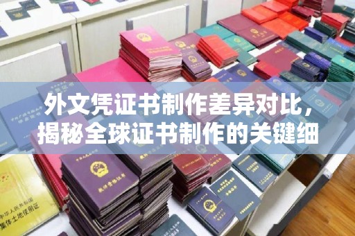 满洲里外文凭证书制作差异对比，揭秘全球证书制作的关键细节