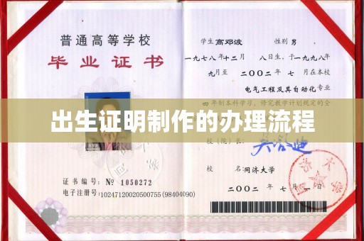 湖滨出生证明制作的办理流程