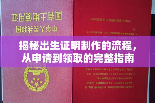 祥符揭秘出生证明制作的流程，从申请到领取的完整指南